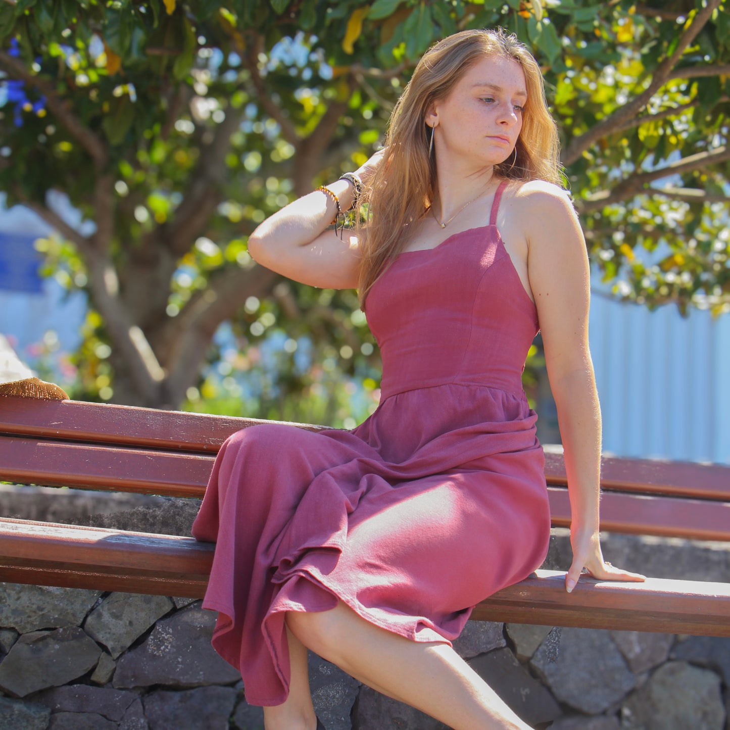 Elegant Linen Dress