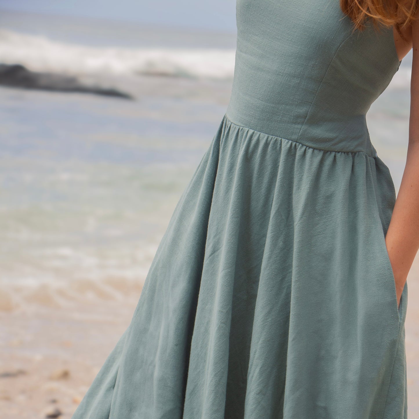 Elegant Linen Dress